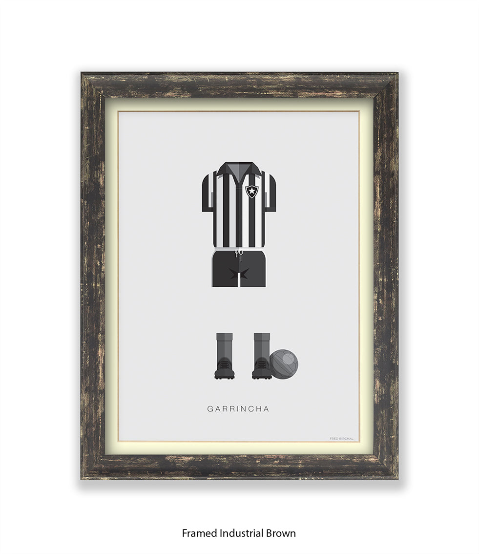 Garrincha Fred Birchal Art Print