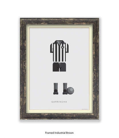 Garrincha Fred Birchal Art Print