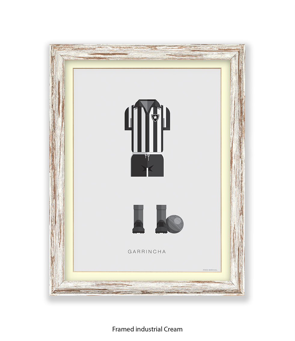 Garrincha Fred Birchal Art Print