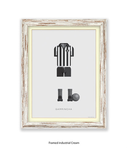 Garrincha Fred Birchal Art Print