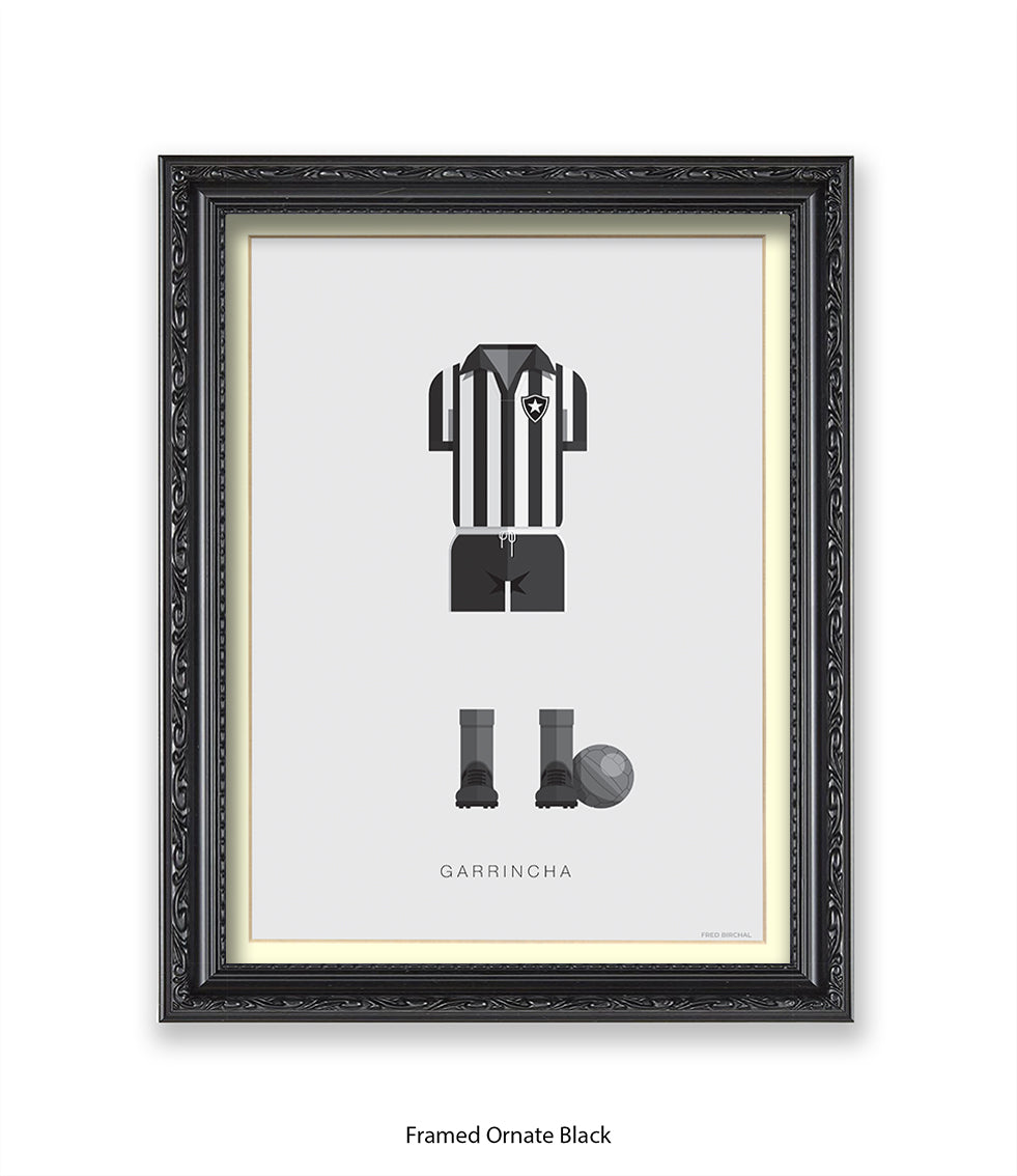 Garrincha Fred Birchal Art Print