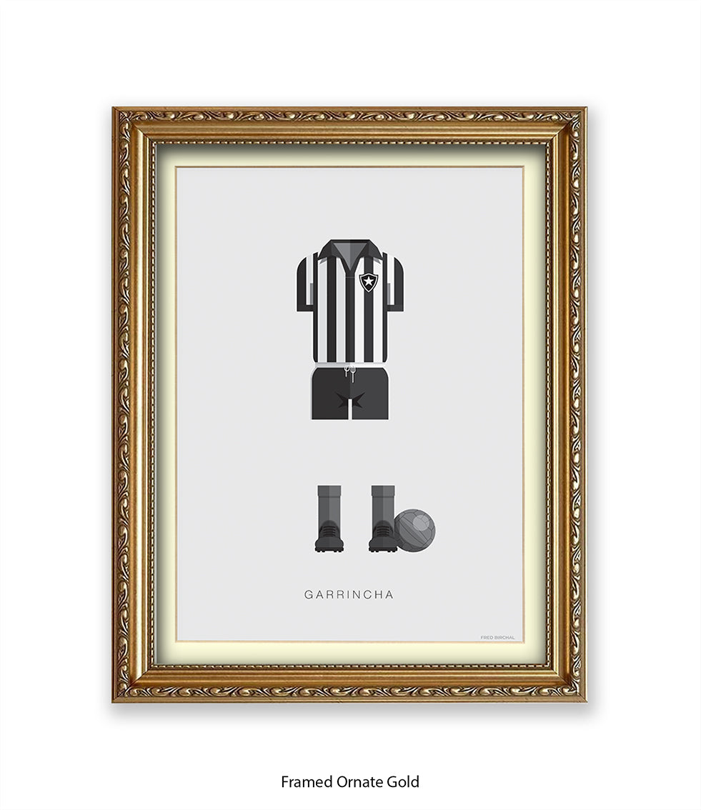 Garrincha Fred Birchal Art Print