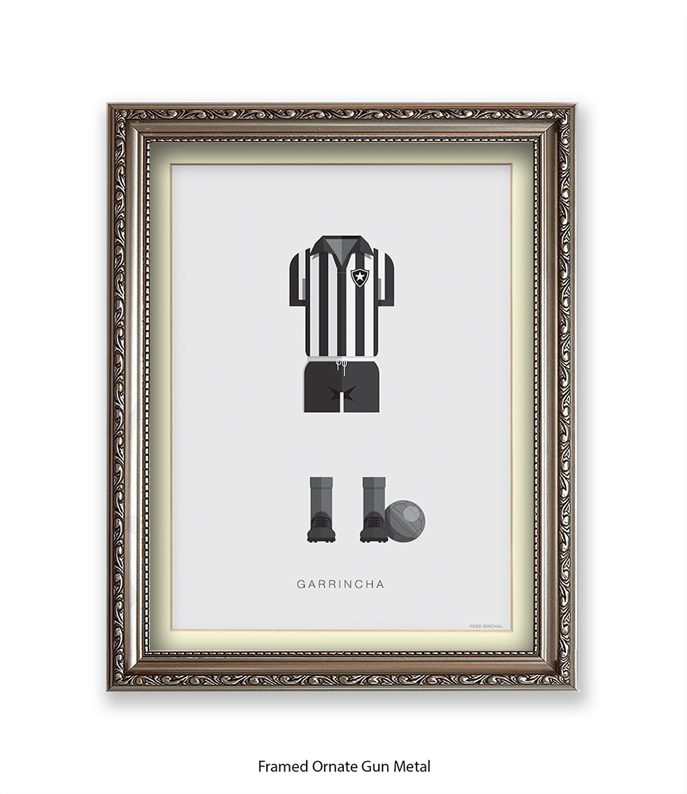 Garrincha Fred Birchal Art Print