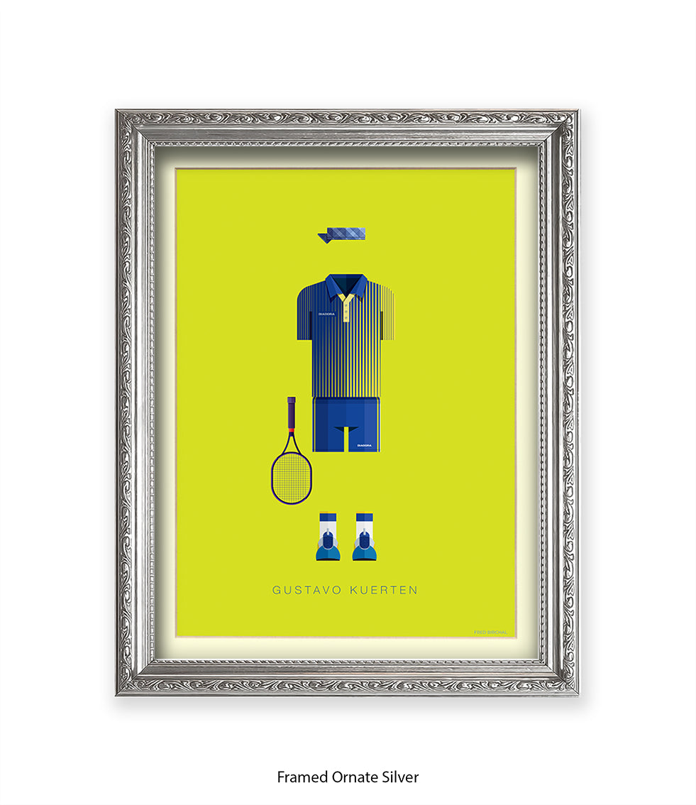 Gustav Kuerten  Fred Birchal Art Print