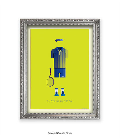 Gustav Kuerten  Fred Birchal Art Print