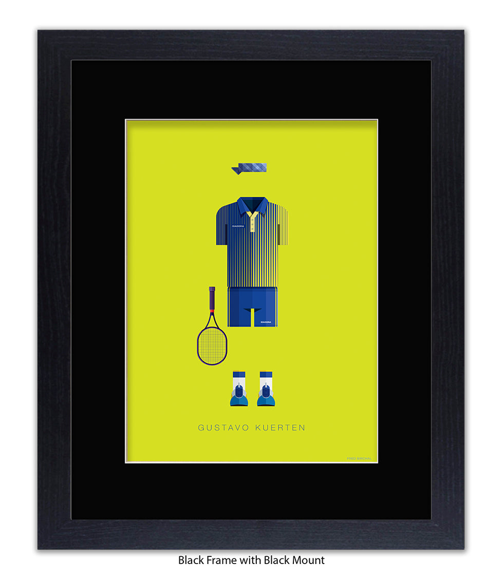 Gustav Kuerten  Fred Birchal Art Print