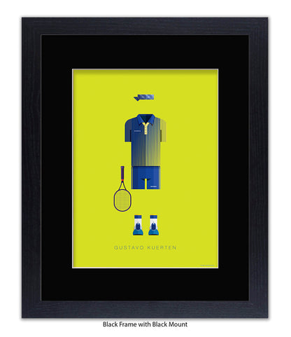 Gustav Kuerten  Fred Birchal Art Print