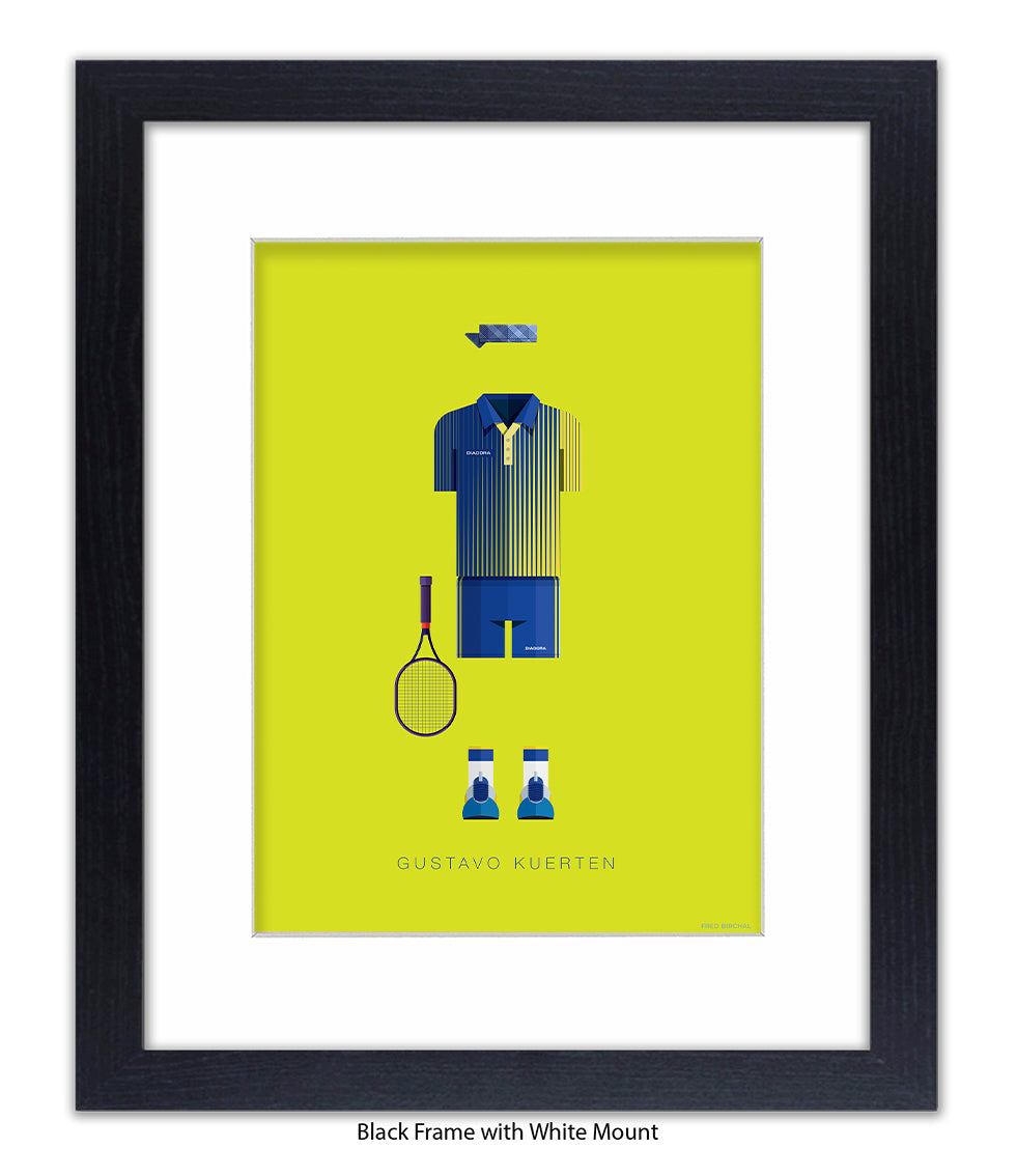 Gustav Kuerten  Fred Birchal Art Print