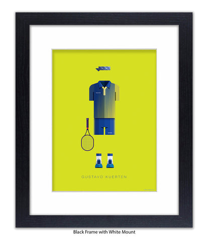 Gustav Kuerten  Fred Birchal Art Print