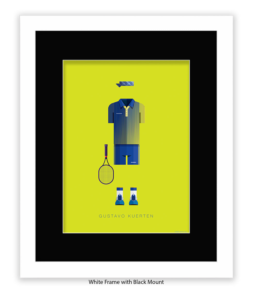 Gustav Kuerten  Fred Birchal Art Print