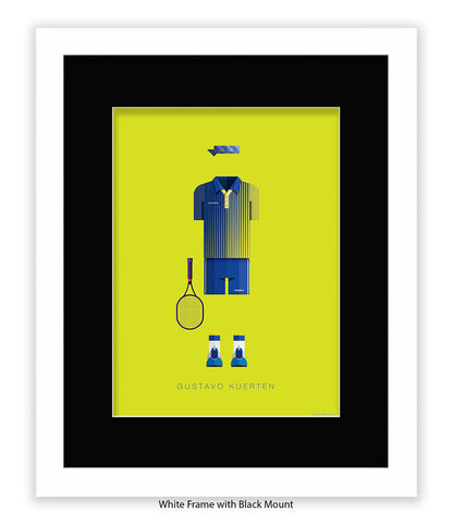 Gustav Kuerten  Fred Birchal Art Print