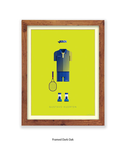 Gustav Kuerten  Fred Birchal Art Print