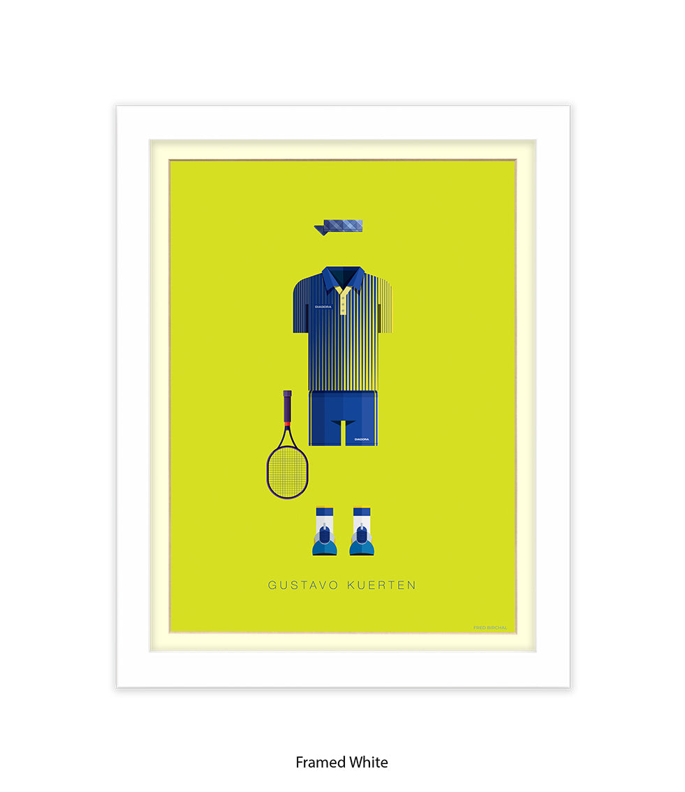 Gustav Kuerten  Fred Birchal Art Print