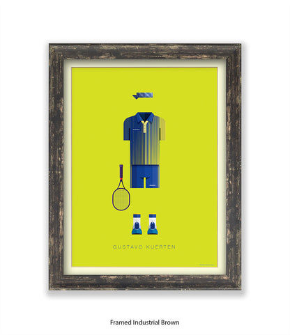 Gustav Kuerten  Fred Birchal Art Print