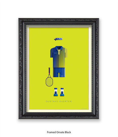 Gustav Kuerten  Fred Birchal Art Print