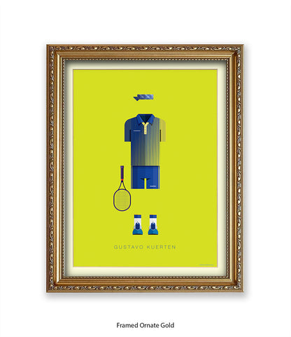 Gustav Kuerten  Fred Birchal Art Print