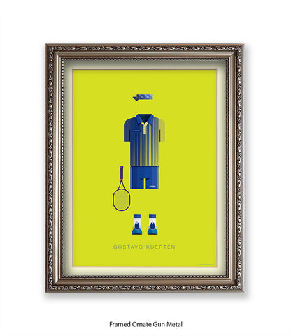 Gustav Kuerten  Fred Birchal Art Print