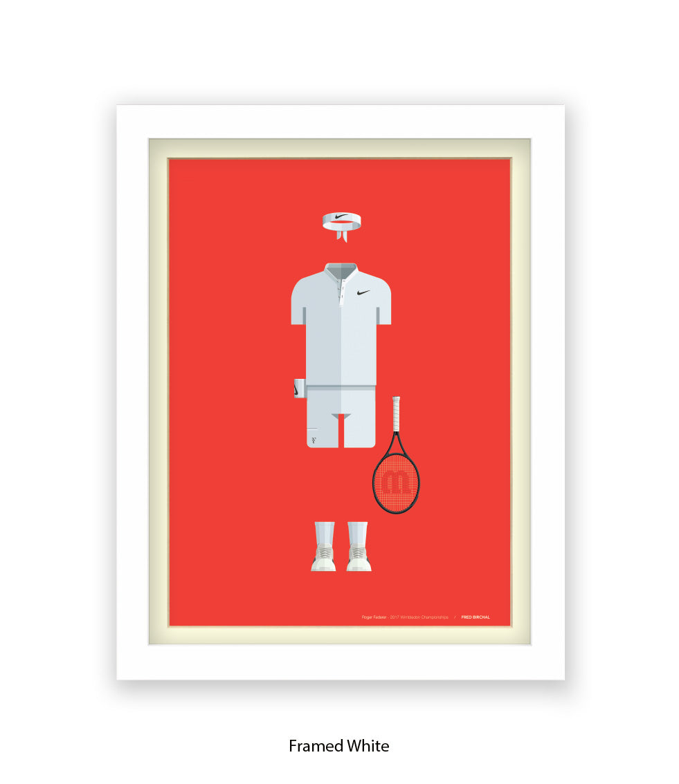 Roger Federer - Fred Birchal - Art Print