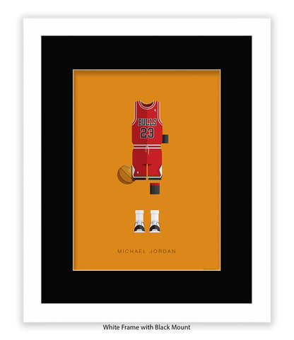 Michael Jordan Fred Birchal Art Print
