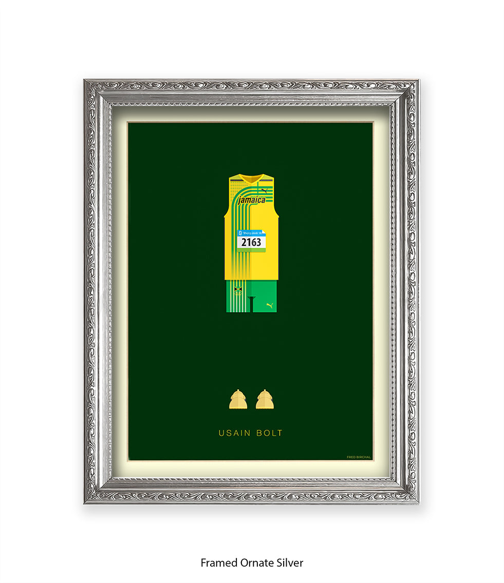 Usain Bolt Fred Birchal Art Print