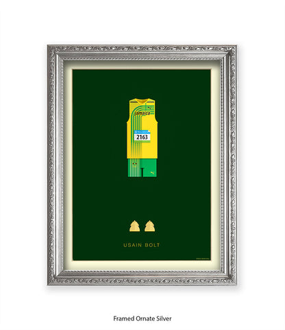 Usain Bolt Fred Birchal Art Print