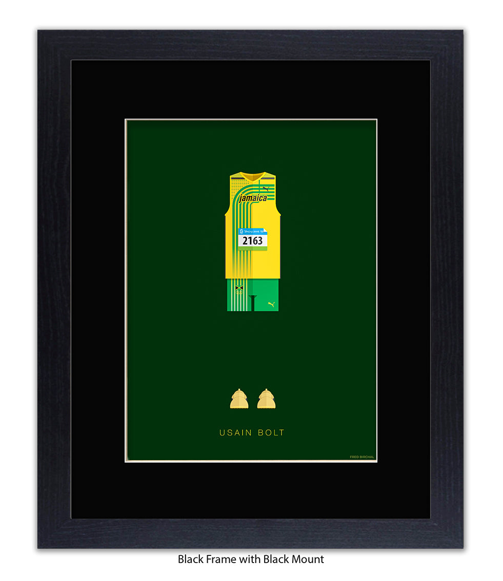 Usain Bolt Fred Birchal Art Print