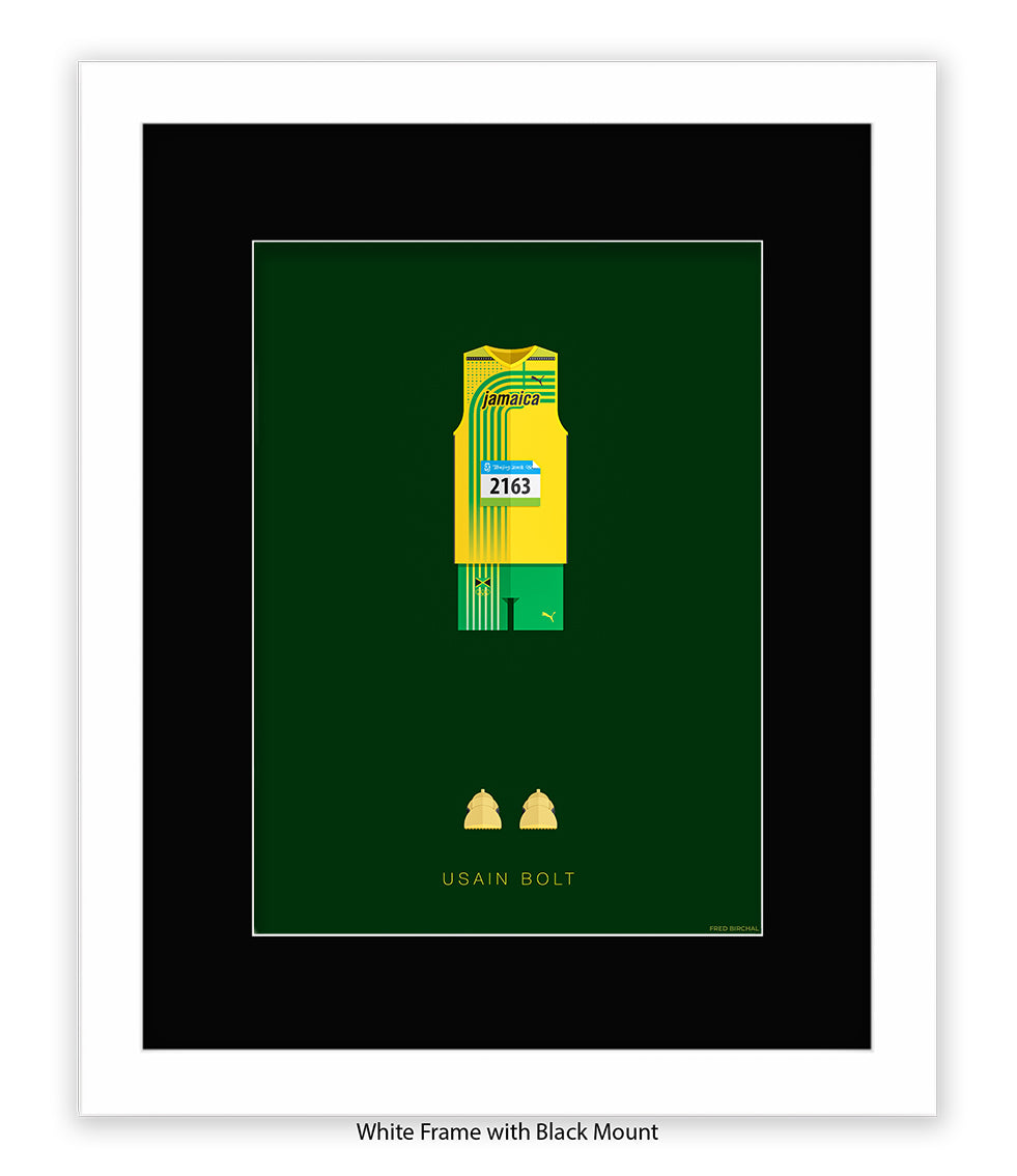Usain Bolt Fred Birchal Art Print