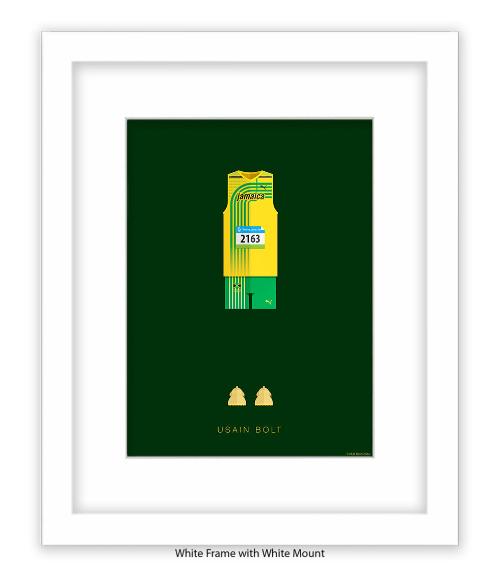Usain Bolt Fred Birchal Art Print