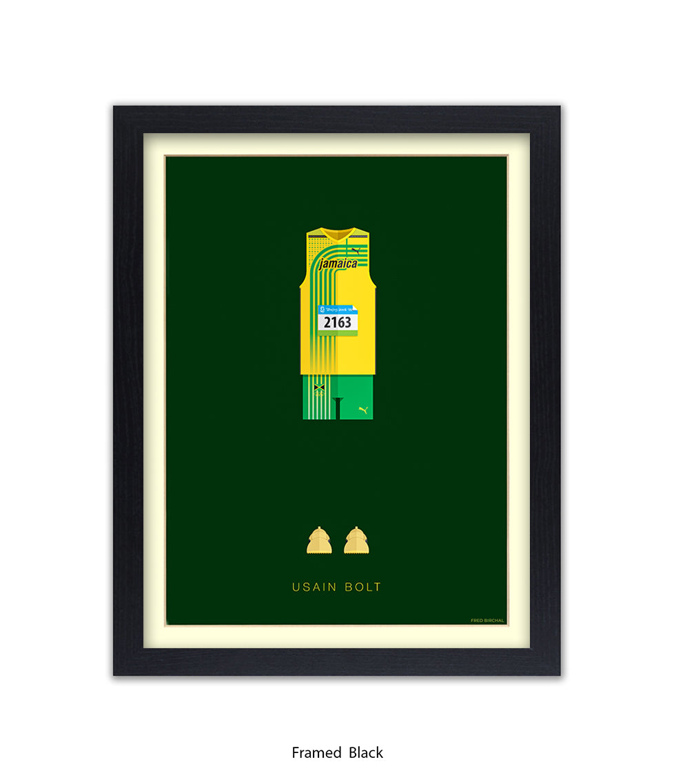 Usain Bolt Fred Birchal Art Print