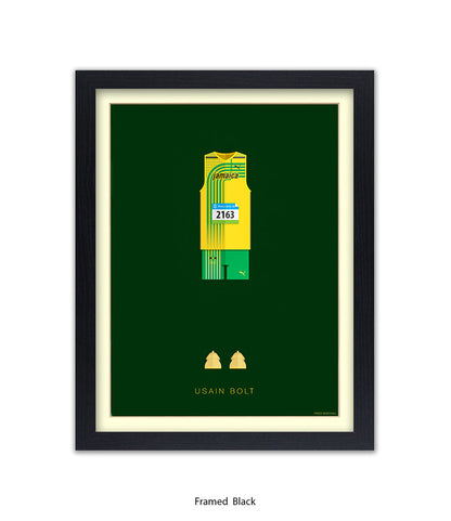 Usain Bolt Fred Birchal Art Print