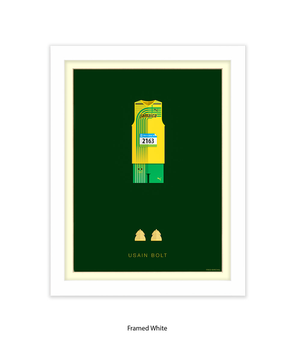 Usain Bolt Fred Birchal Art Print
