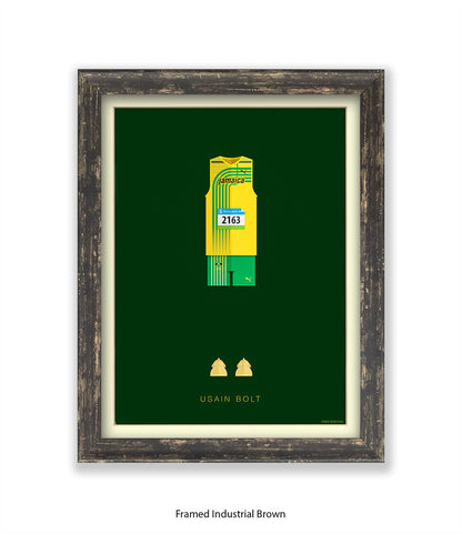 Usain Bolt Fred Birchal Art Print