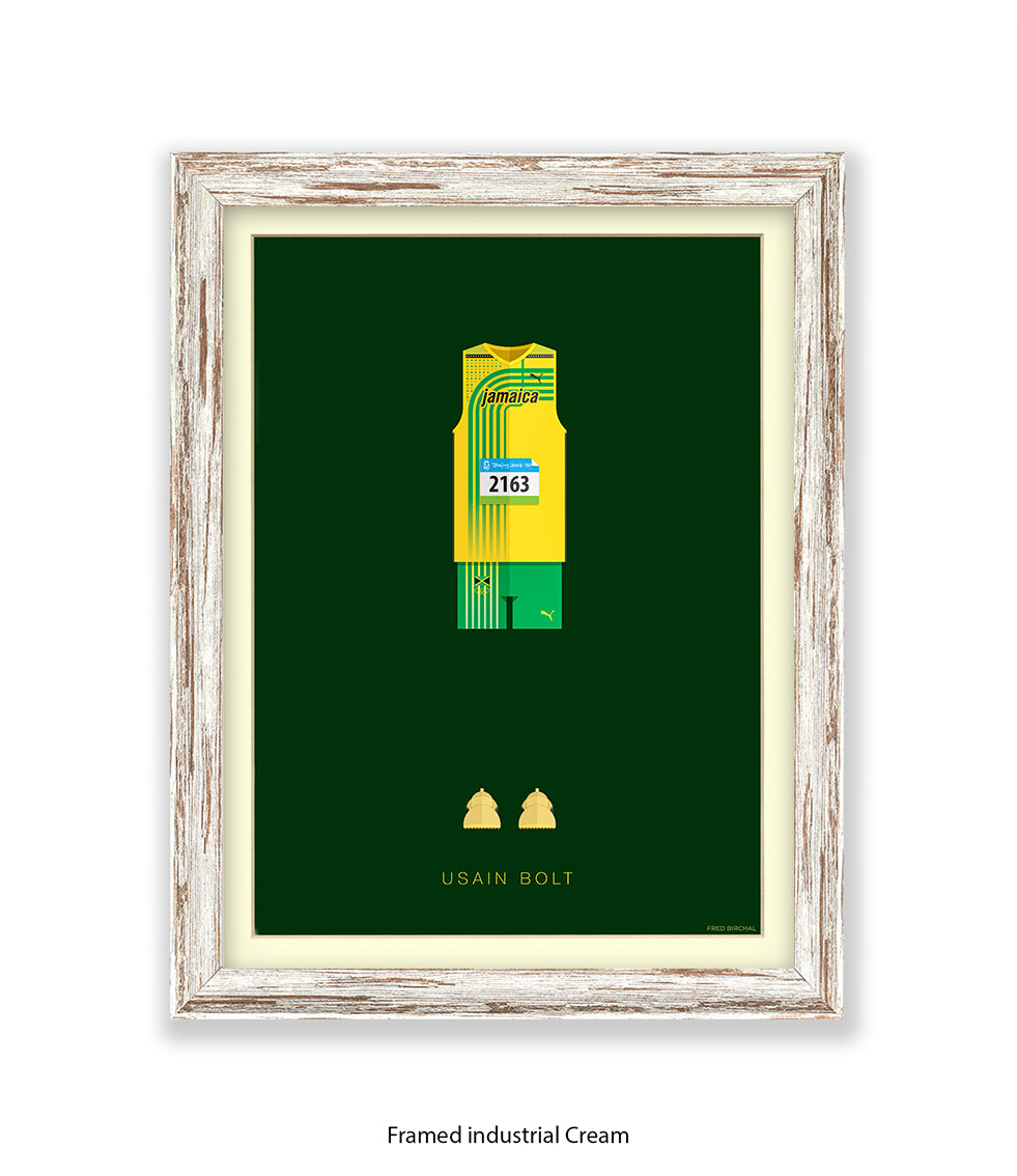 Usain Bolt Fred Birchal Art Print