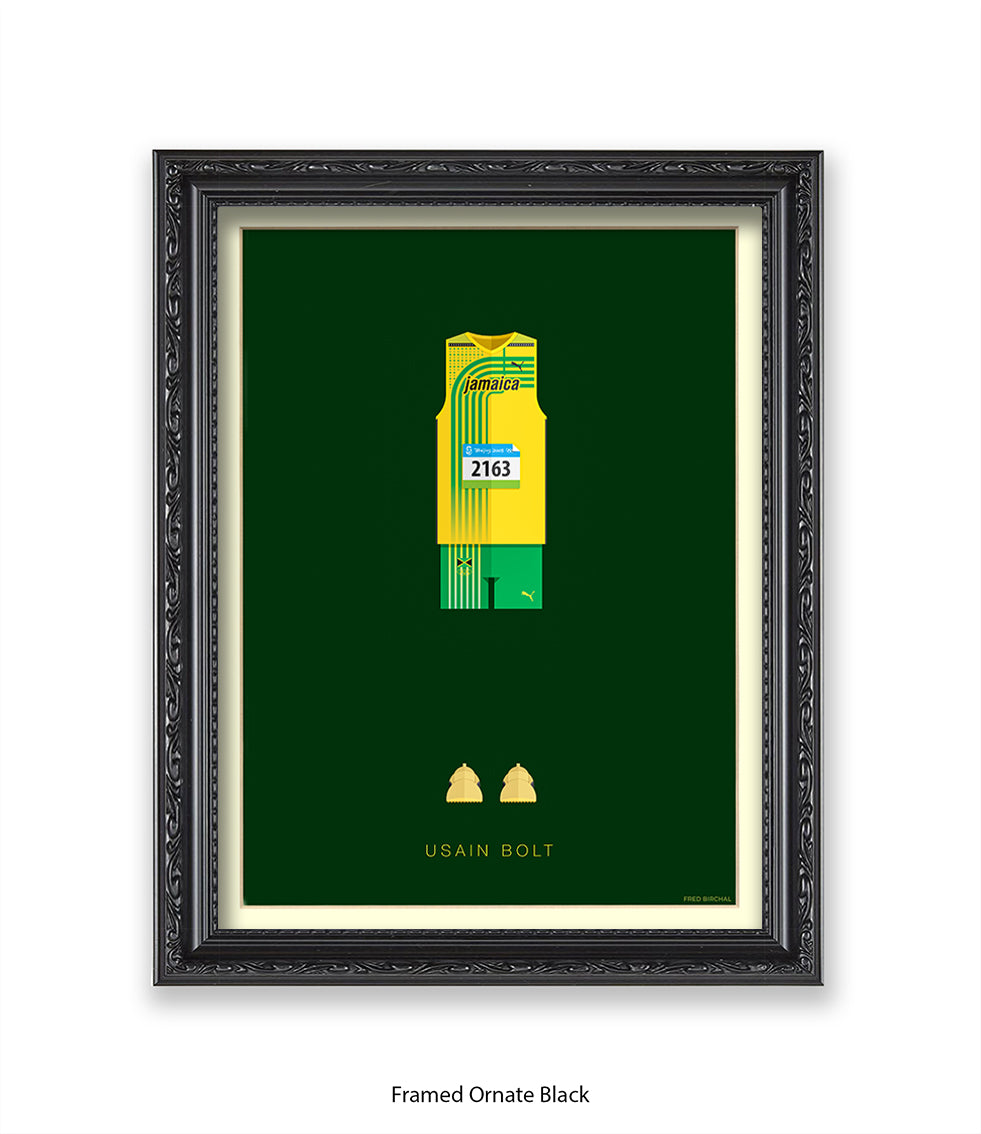Usain Bolt Fred Birchal Art Print