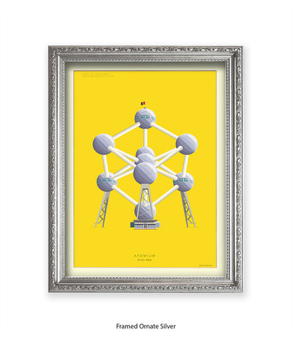 Atomium  Brussels Fred Birchal Art Print