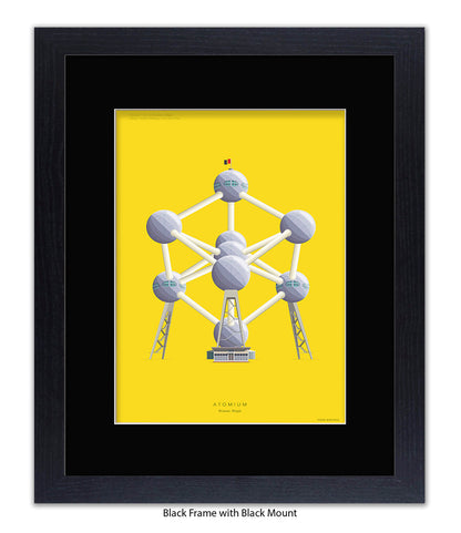 Atomium  Brussels Fred Birchal Art Print