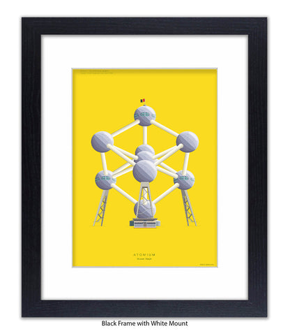 Atomium  Brussels Fred Birchal Art Print