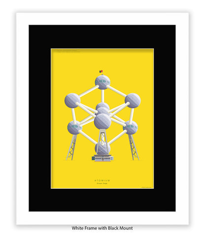 Atomium  Brussels Fred Birchal Art Print