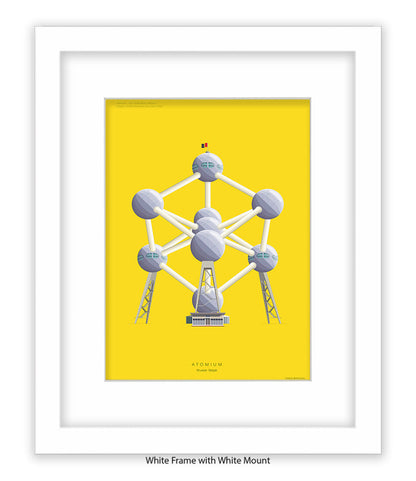 Atomium  Brussels Fred Birchal Art Print