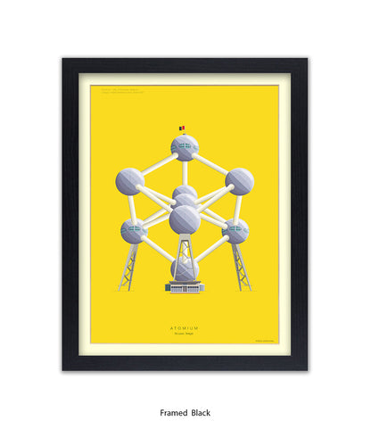Atomium  Brussels Fred Birchal Art Print