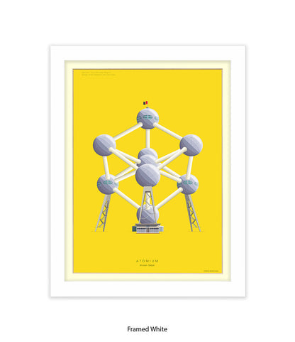 Atomium  Brussels Fred Birchal Art Print