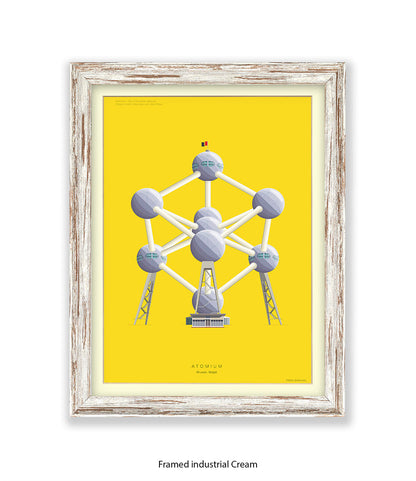 Atomium  Brussels Fred Birchal Art Print