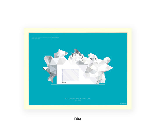 Bloomberg Pavilion - Tokyo - Fred Birchal Art Print
