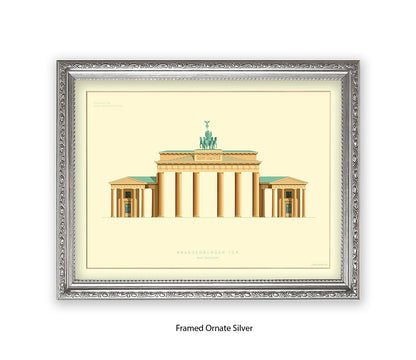 Brandenburg Gate - Berlin - Fred Birchal Art Print