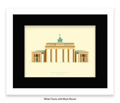 Brandenburg Gate - Berlin - Fred Birchal Art Print