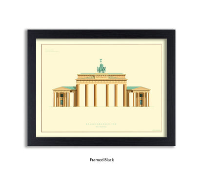 Brandenburg Gate - Berlin - Fred Birchal Art Print