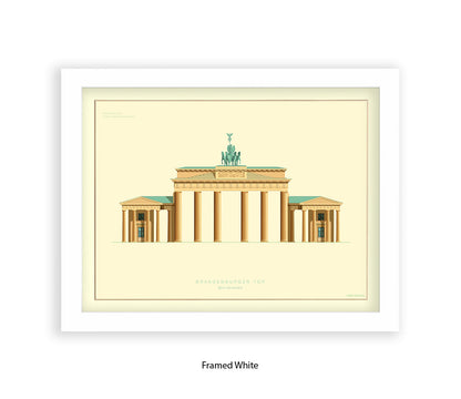 Brandenburg Gate - Berlin - Fred Birchal Art Print