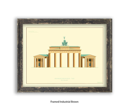 Brandenburg Gate - Berlin - Fred Birchal Art Print
