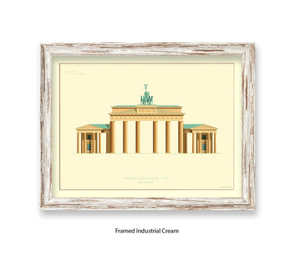 Brandenburg Gate - Berlin - Fred Birchal Art Print