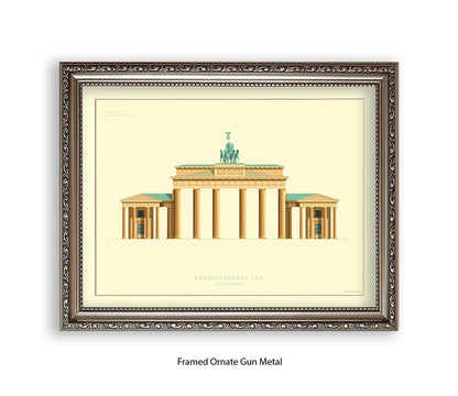 Brandenburg Gate - Berlin - Fred Birchal Art Print
